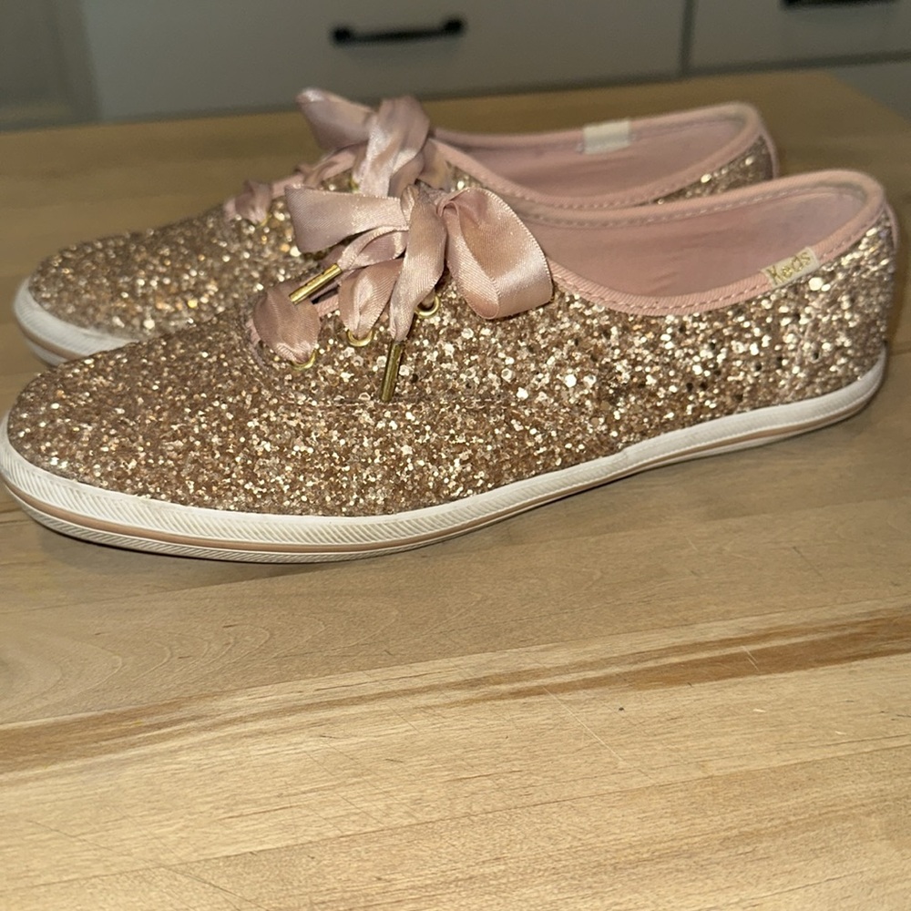 KATE SPADE♠️Gorgeous Encrusted Keds - Picture 4 of 12